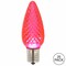 Vickerman C9 Faceted LED Pink Twinkle Bulb 25/Box - XLEDC99T-25